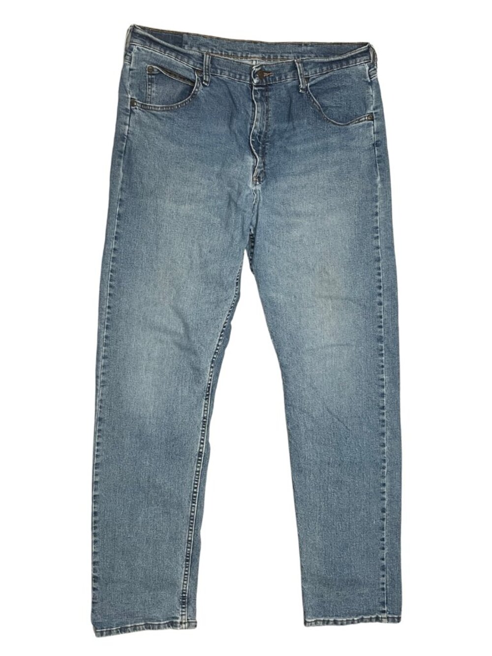 Wrangler Straight Leg Jeans Men's Size 36x34 Medium Wash Cowboy Classic